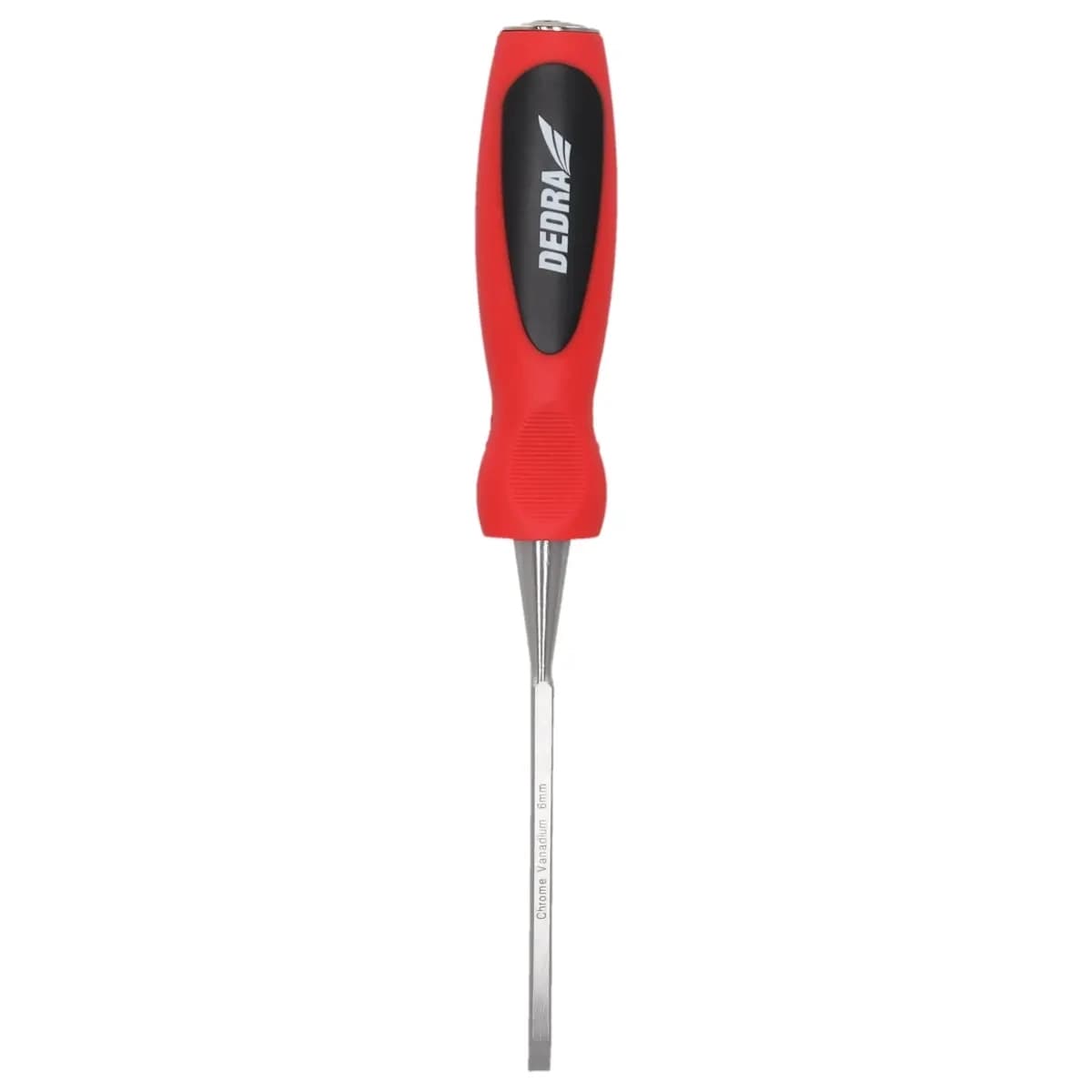 Dláto 6 mm, oceľ CrV, dvojmateriálová rukoväť