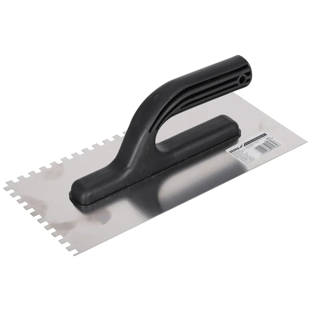 Zubové hladidlo z nehrdzavejúcej ocele 270x130 mm 6*6