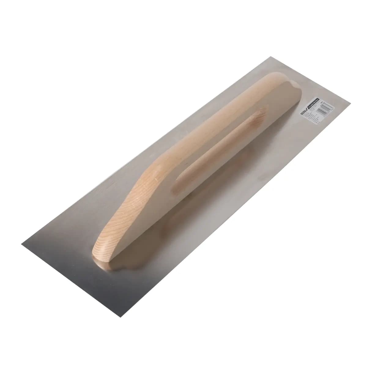 Hladké hladidlo z nehrdzavejúcej ocele 480x130 mm s rúčkou z