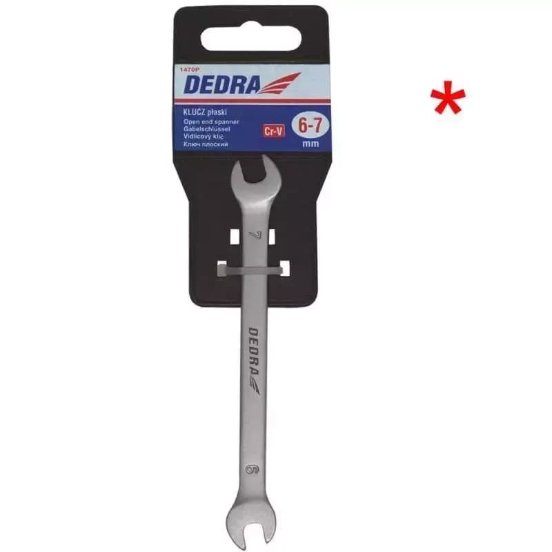 Vidlicový obojstranný kľúč CrV 21 x 23 mm v držiaku
