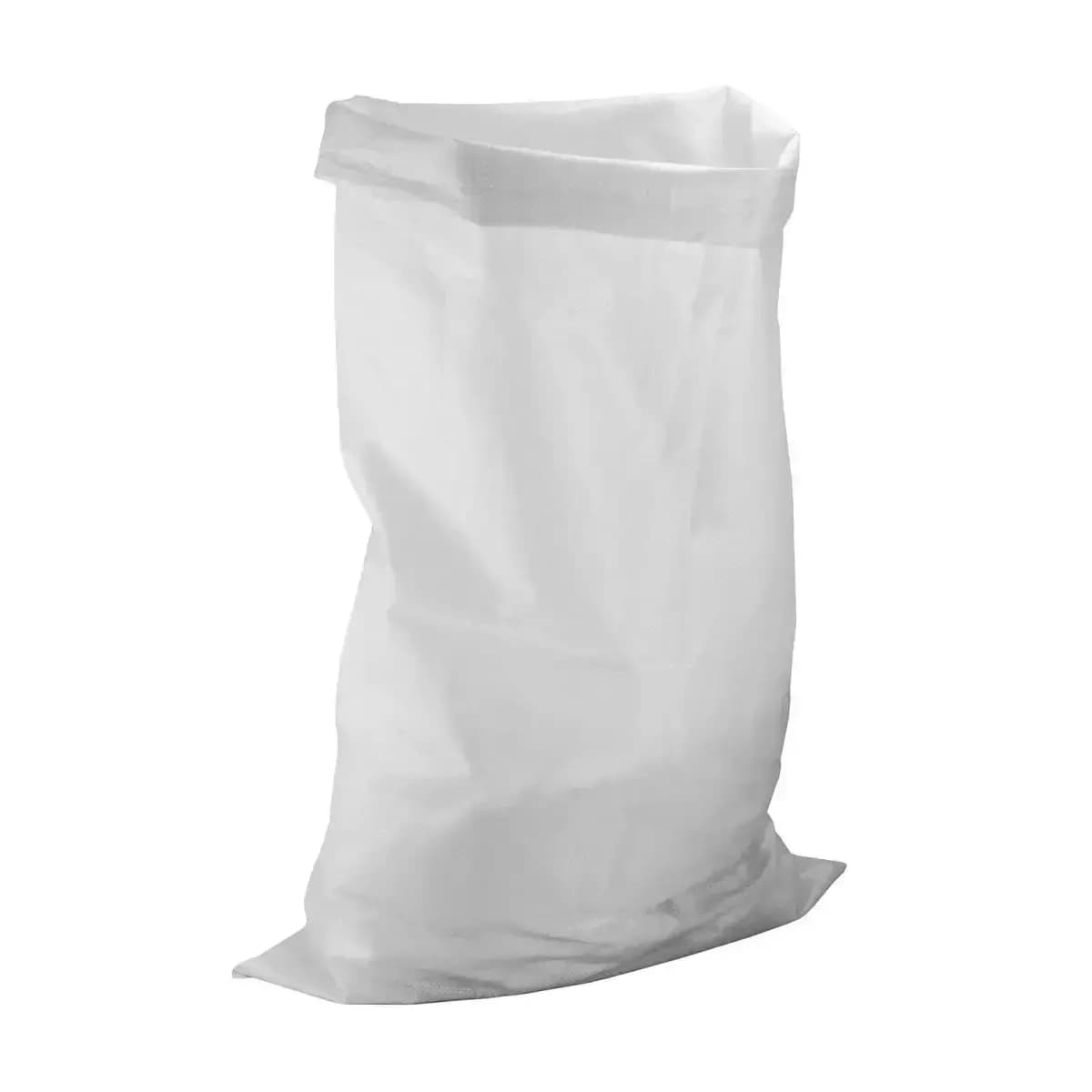Stavebné vrece PP, 50x85 cm, 65 g/m2, biele, 80 L