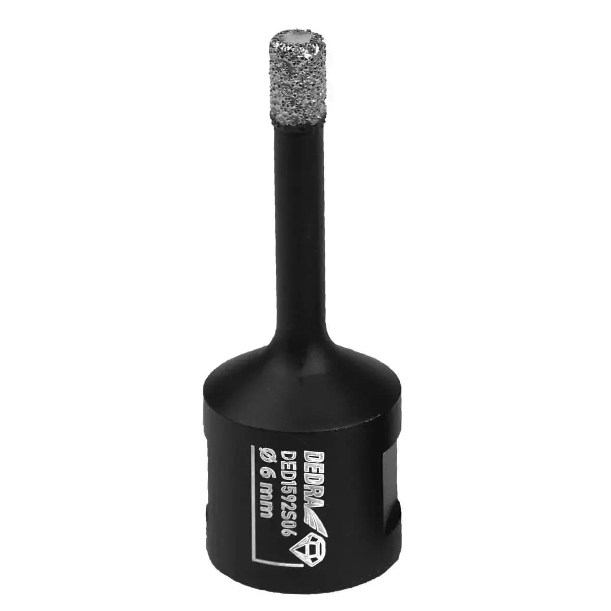 Korunka diamantová priemer 6mm pre otvory do betónu, kameňa, keramiky (DED1592S06)