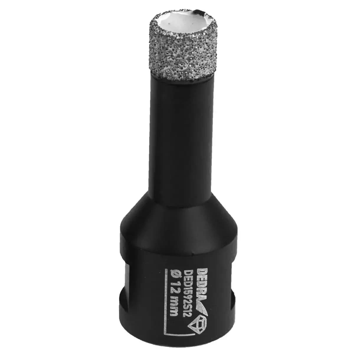 Korunka diamantová priemer 12mm pre otvory do betónu, kameňa, keramiky (DED1592S12)