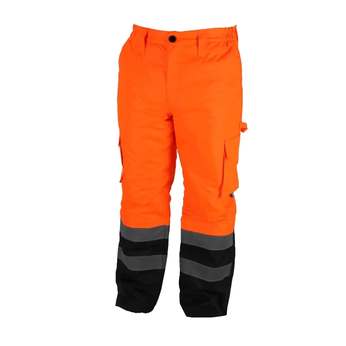 Zateplené reflexné nohavice veľkosť XL, oranžové