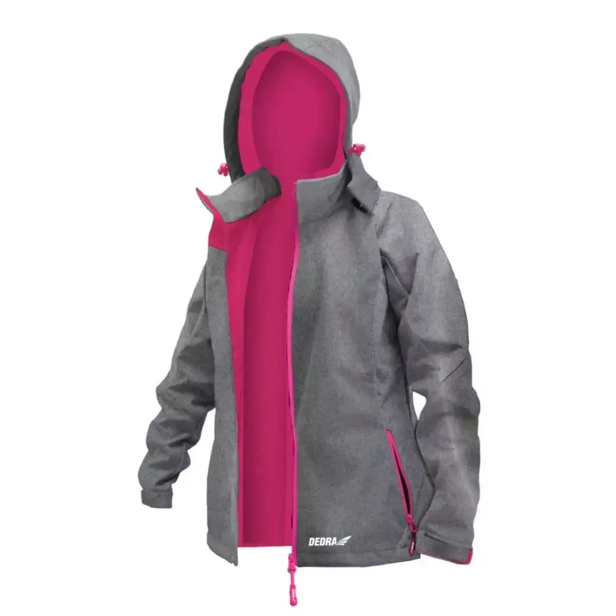 Dámska bunda softshell, veľkosť S, 96%polyester+4%elastan