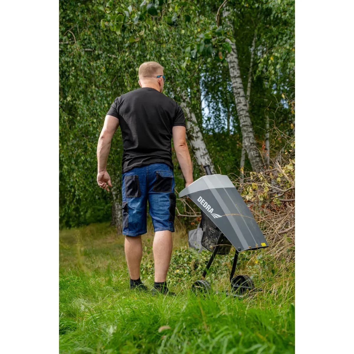 Džínsové šortky, veľkosť XL, džínsovina 280 g/m2 – 7