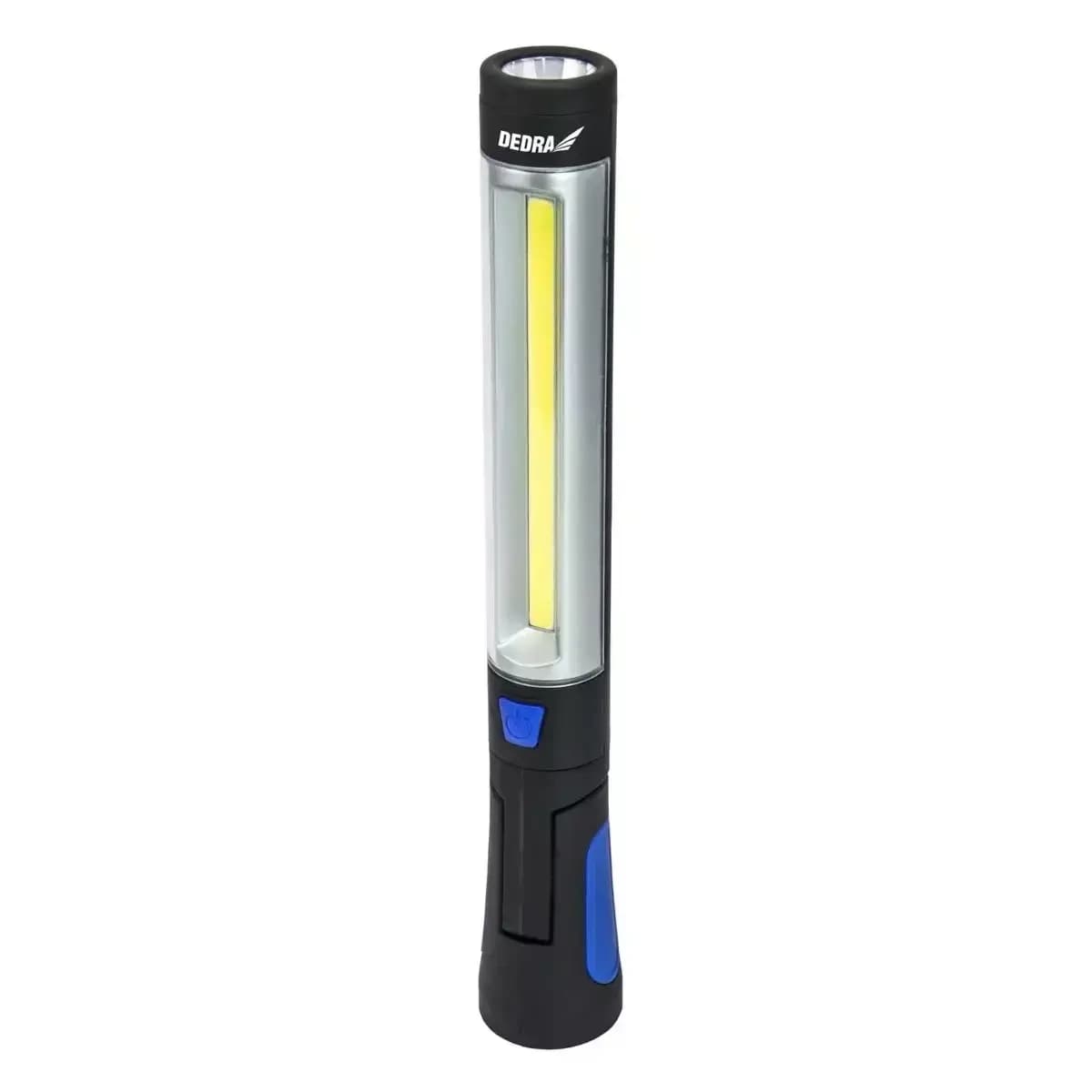 Nabíjacia lampa 3 W COB LED + 3 W LED, USB adaptér na 230 V a 12 V