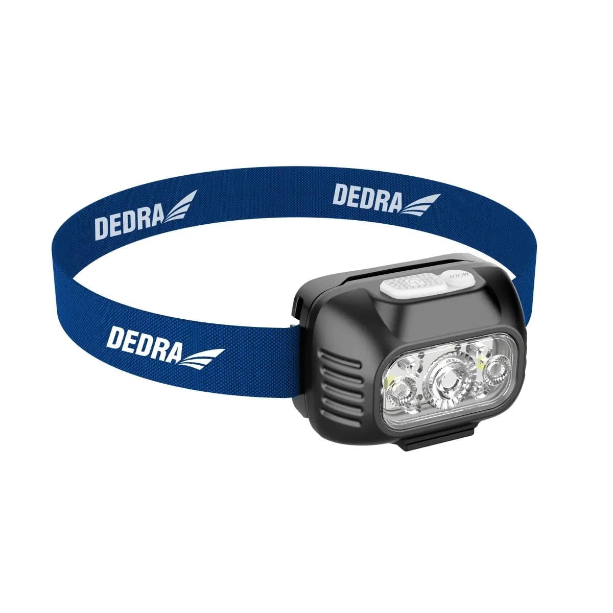 Čelová baterka 650lm, biele svetlo, červené svetlo, batéria 1800mAh