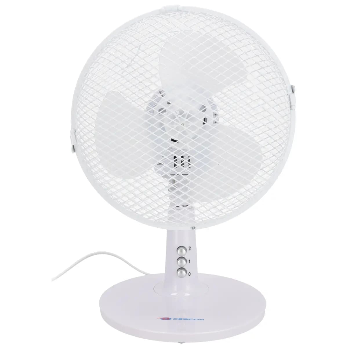 Stolový ventilátor 9", biely