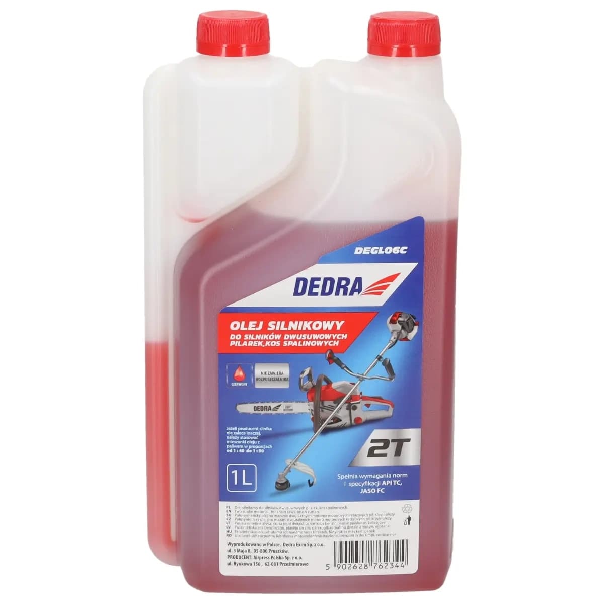 Olej pre dvojtaktné motory 1 L s dávkovačom