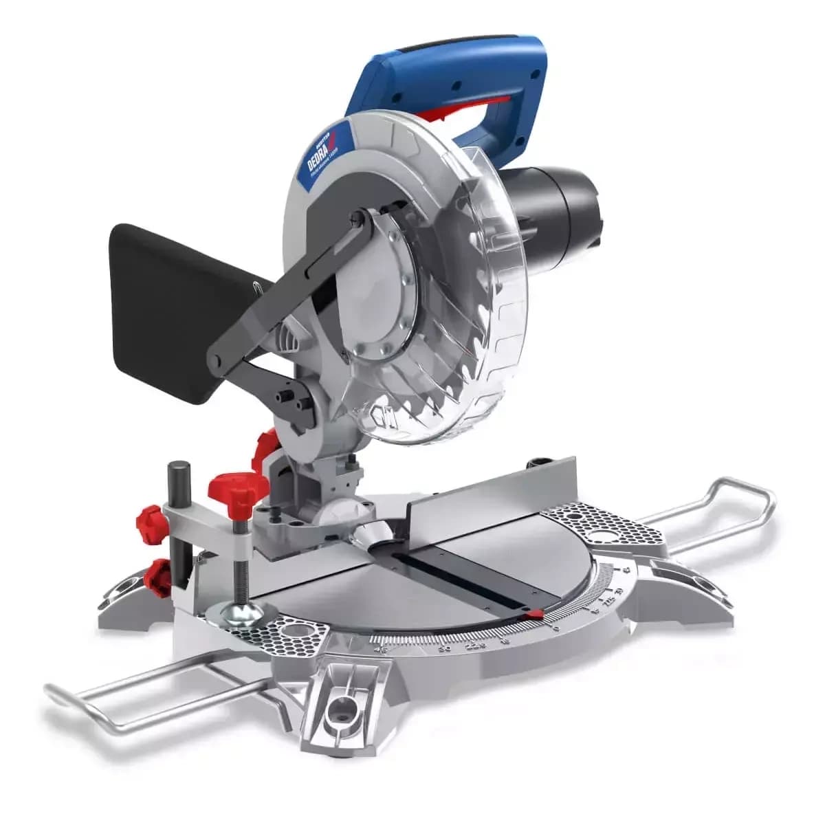 Pokosová píla 1400W, kotúč 210mm, hliníková konštrukcia