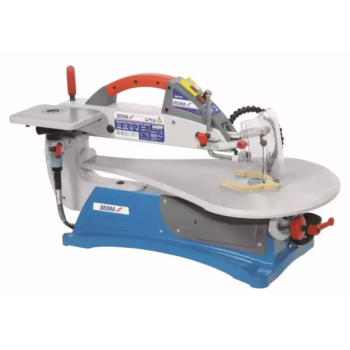 Lupienková píla 240W s brúsnou hlavou, max.457mm, otáčky brúsnej hlavy od 1200 do 4500/min