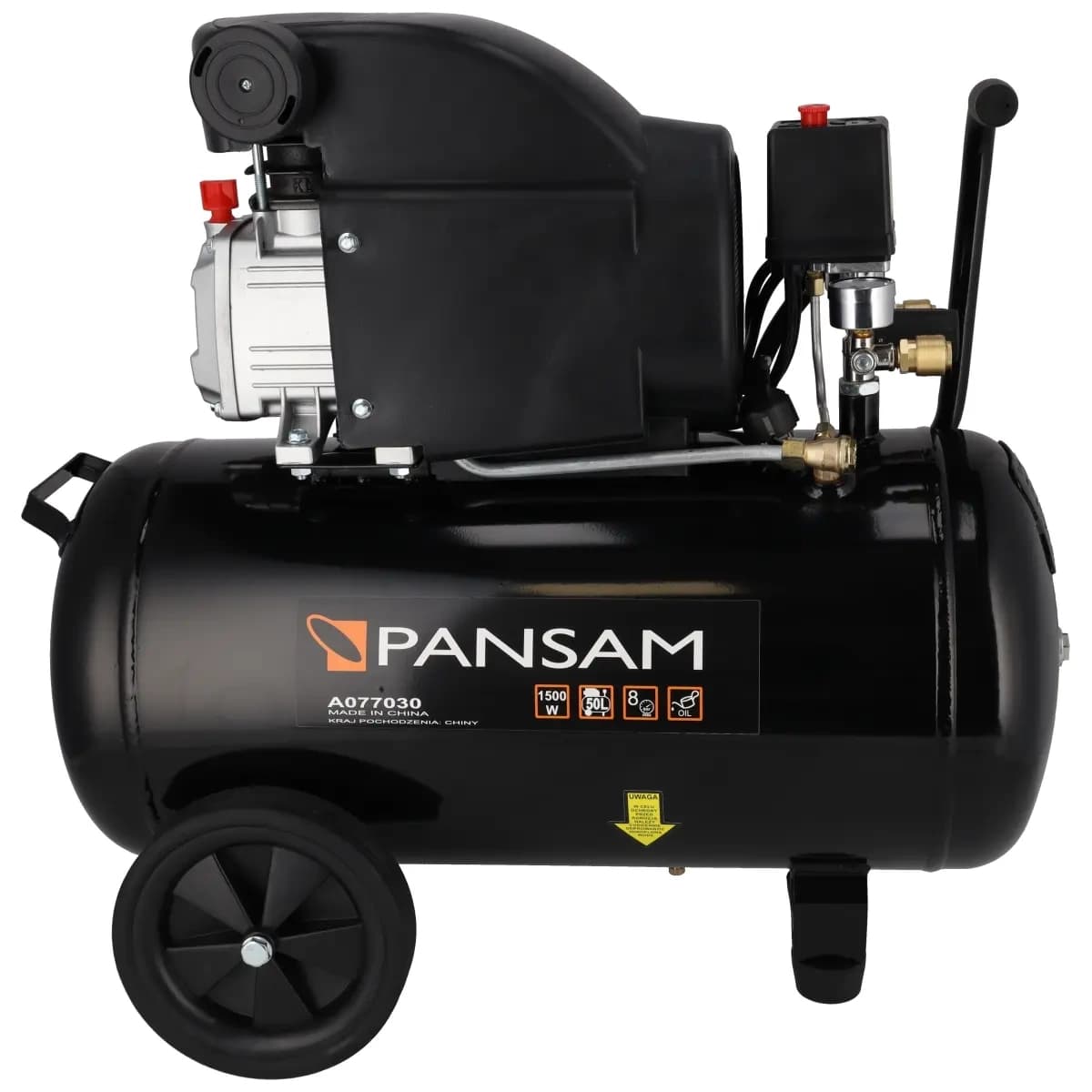 Kompresor olejový 1500W, 8atm, 50litrov, 200l/min