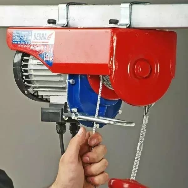 Elektrické zdvíhacie zariadenie lanové 550W, 250/kg/6m; 125/kg/12m – 3