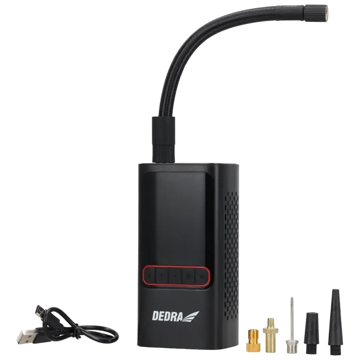 Vzduchová pumpa 2x2000mAh, powerbanka, bezdrôtová, 3 rôzne ventily