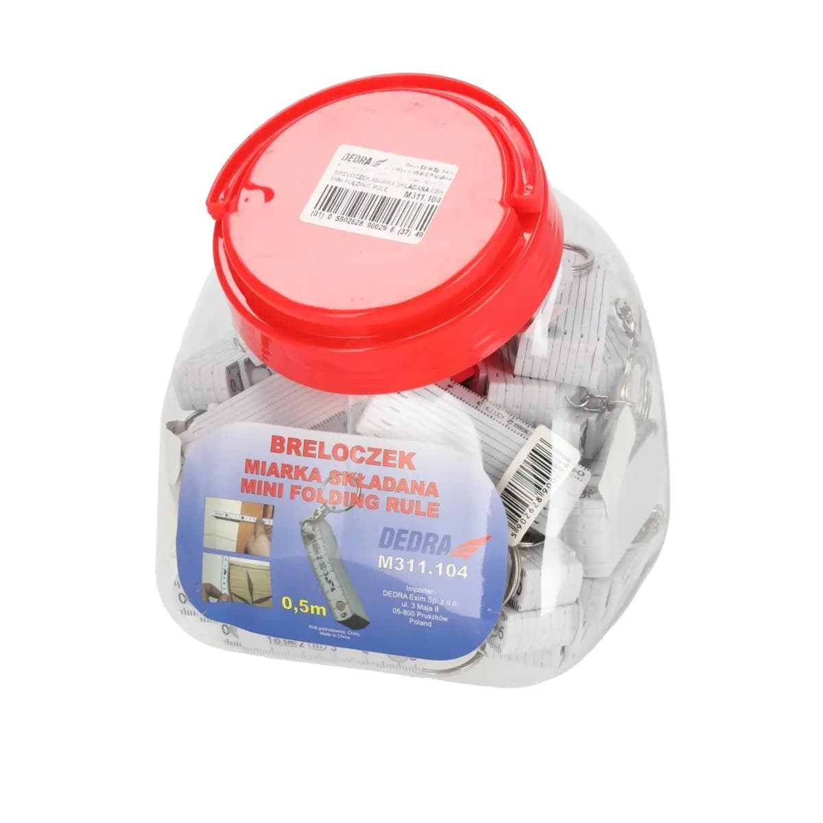 Mini meter stolársky 1m (min. obj. 40 ks - 1 balenie)