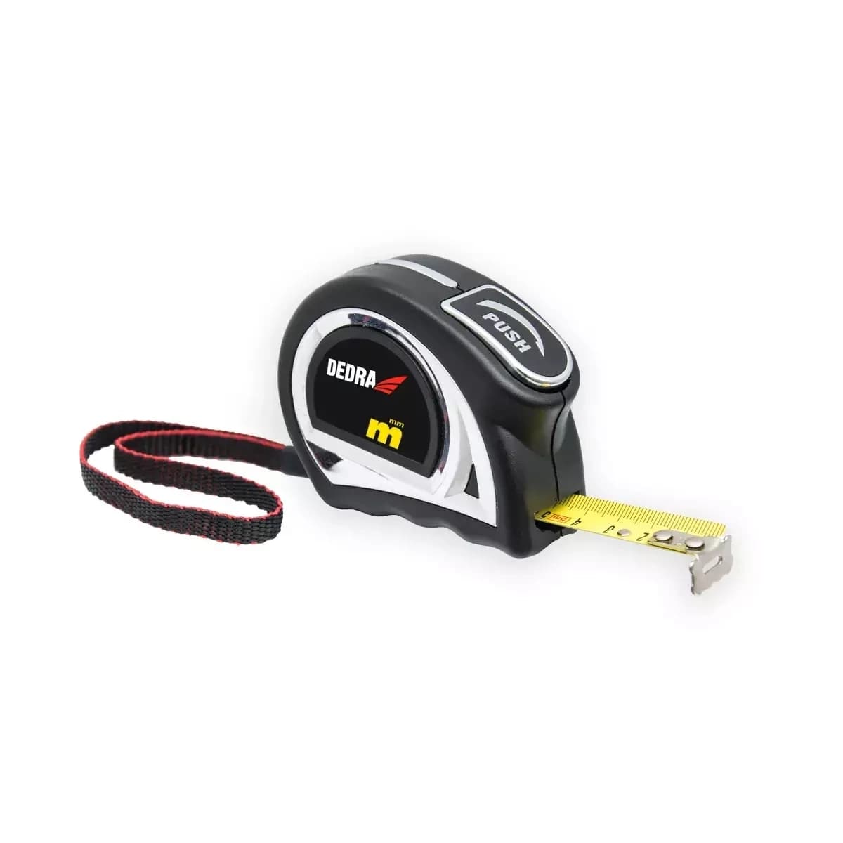 Meter 3m/16mm, auto-blokáda, nylonová páska, háčok na zavesenie