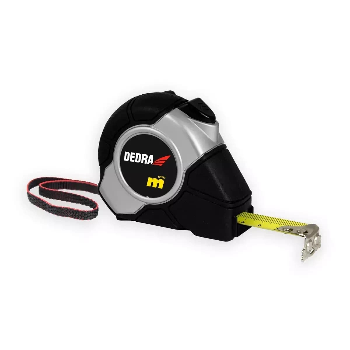 Meter 3m/16mm, auto-blokáda, magnet, pogumovaný kryt, nylon, blister